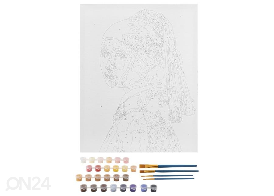 Раскраска Арт-терапия Девушка с цветочным венком
