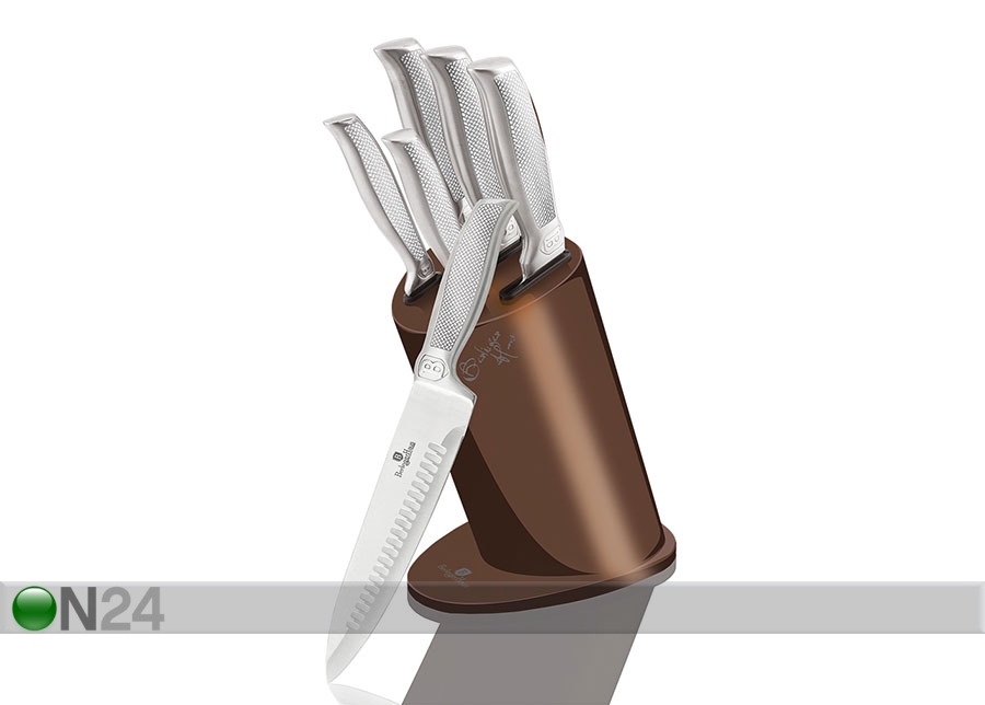 Набор ножей на подставке Kikoza 6 предметов увеличить