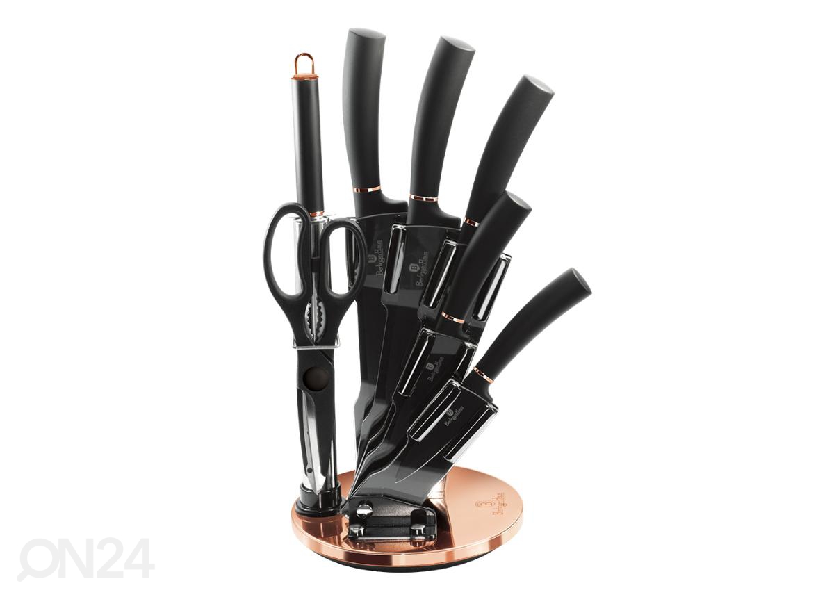 Набор ножей с подставкой Berlinger Haus Black Rose из 8 предметов увеличить