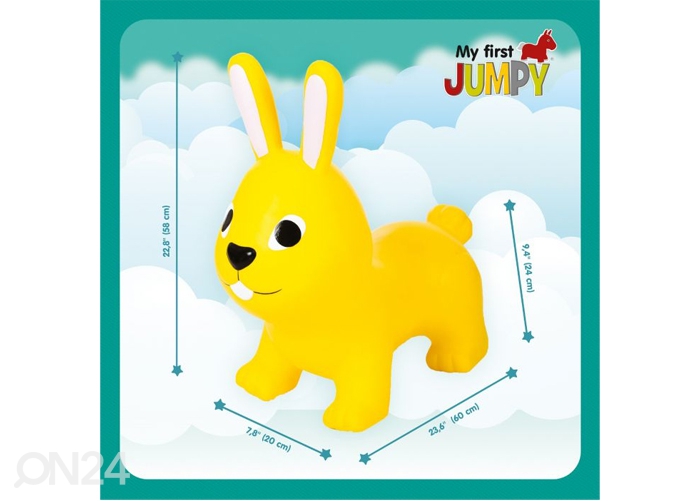 Надувная игрушка-попрыгун Jumpy Заяц увеличить размеры