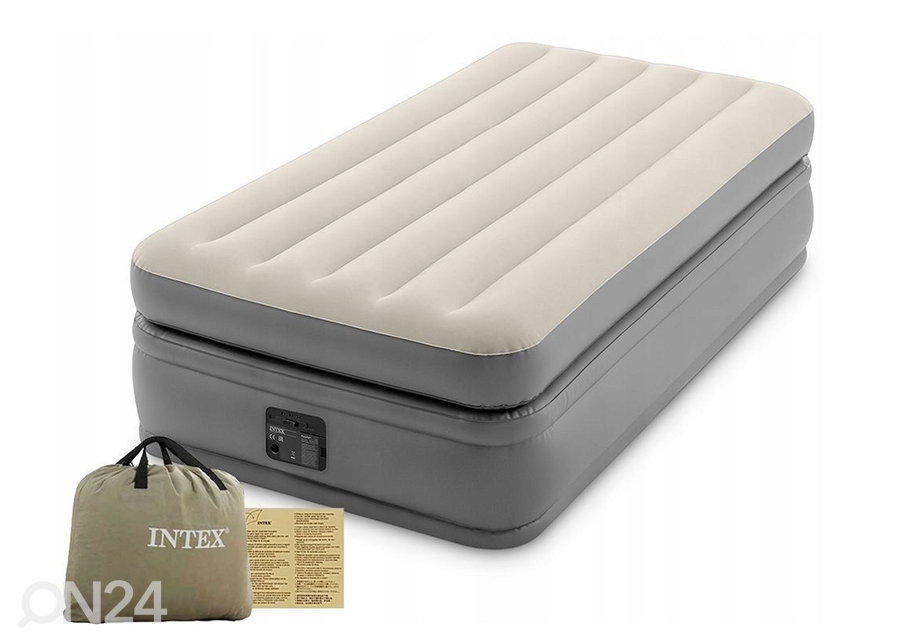 Надувная кровать Intex с электронасосом увеличить
