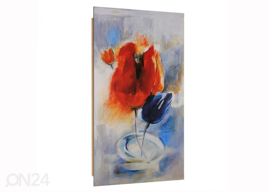 Настенная картина Painted Poppies 3D 50x100 см увеличить