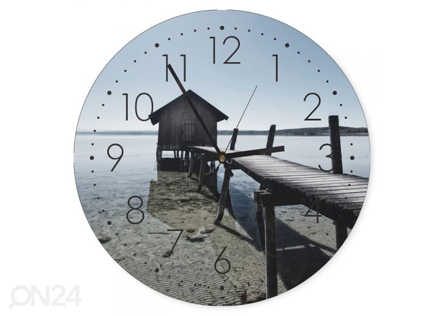 Настенные часы с изображением Boat house увеличить