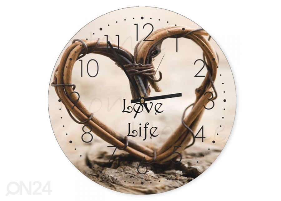 Настенные часы с изображением Braided heart увеличить