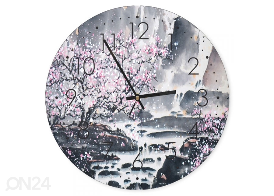 Настенные часы с изображением Cherry blossoms увеличить