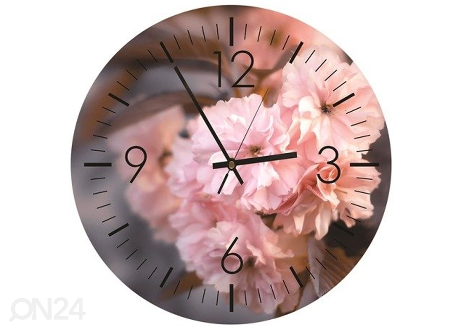 Настенные часы с изображением Powdered flowers увеличить