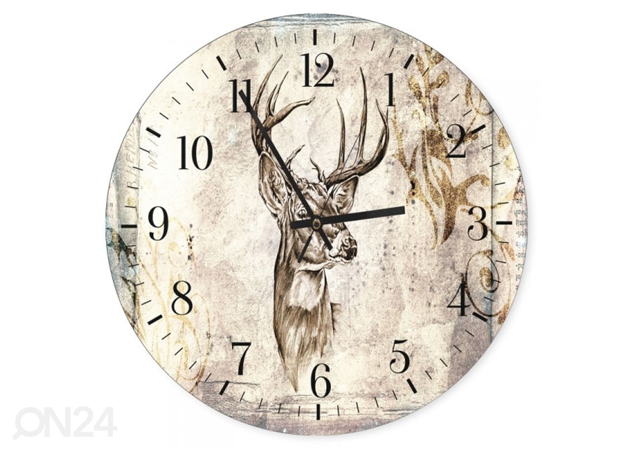 Настенные часы с картиной Deer 4 увеличить