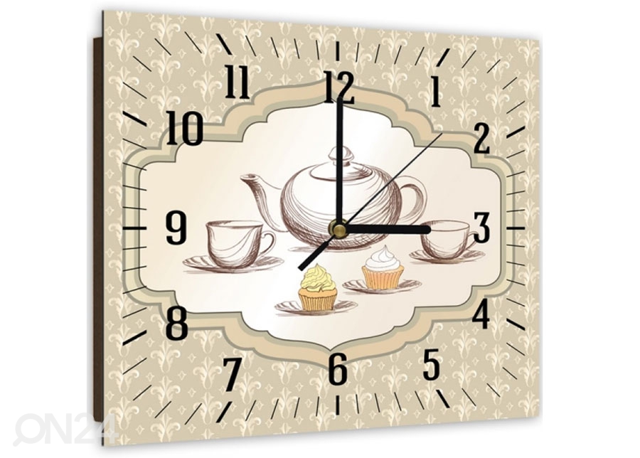Настенные часы с картиной Tea time 1 увеличить