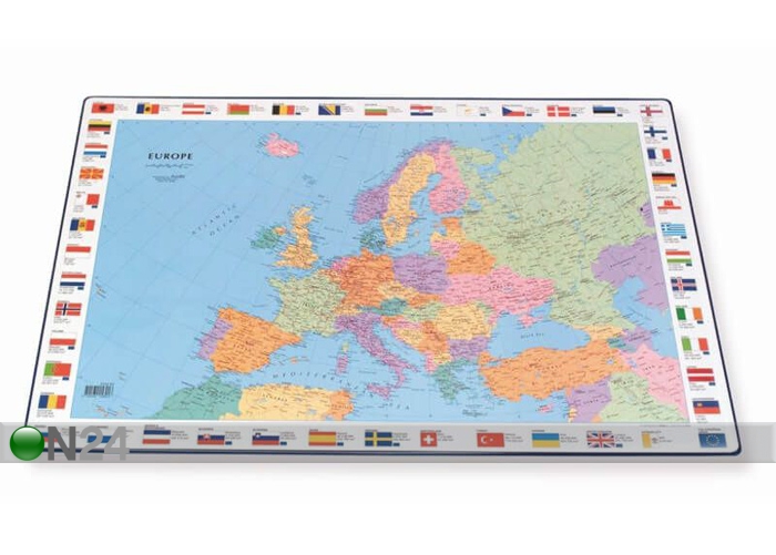 Настольный мат с картой Европы 44x63 cm увеличить