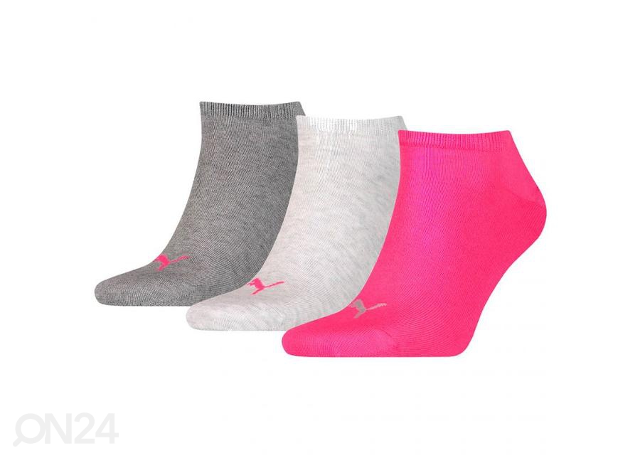 Носки для тренировок для взрослых Puma Unisex Sneaker Plain, 3 пары увеличить