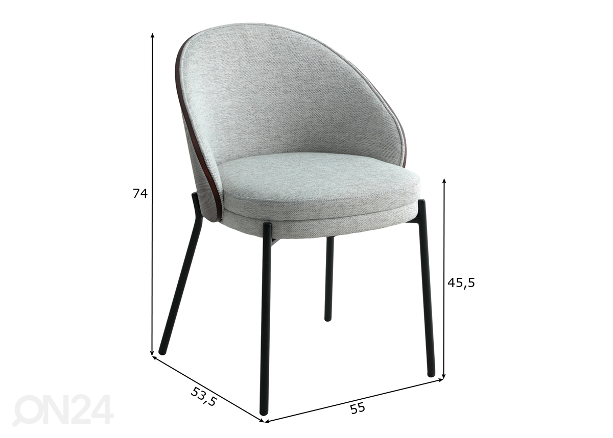 Обеденные стулья Estoril 2 шт увеличить размеры
