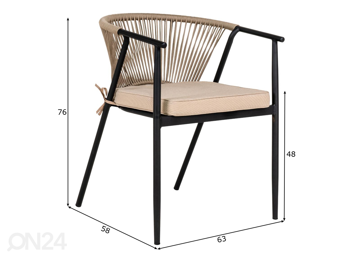 Обеденные стулья Perugia 2 шт увеличить размеры
