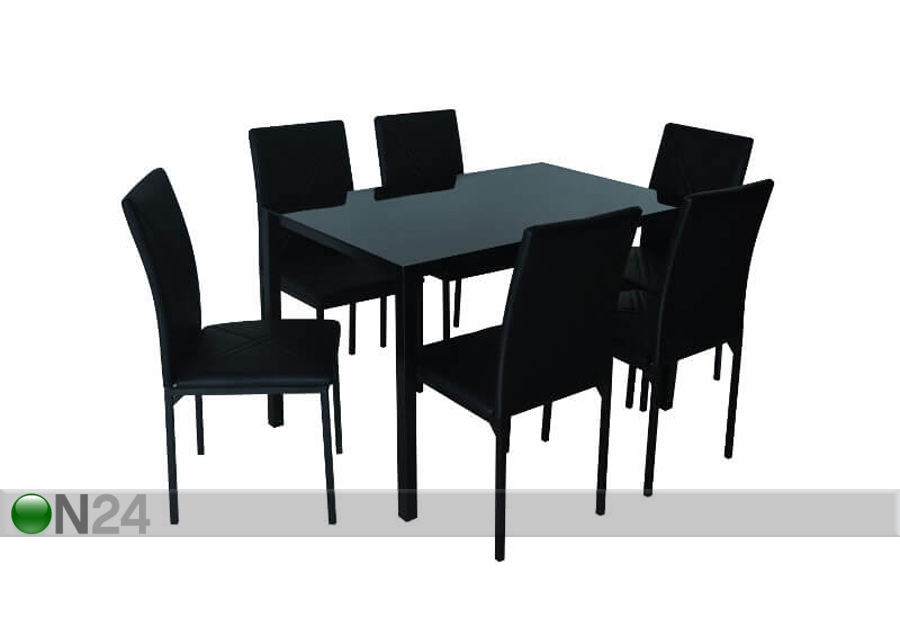 Обеденный стол + 6 стульев Tenerife увеличить