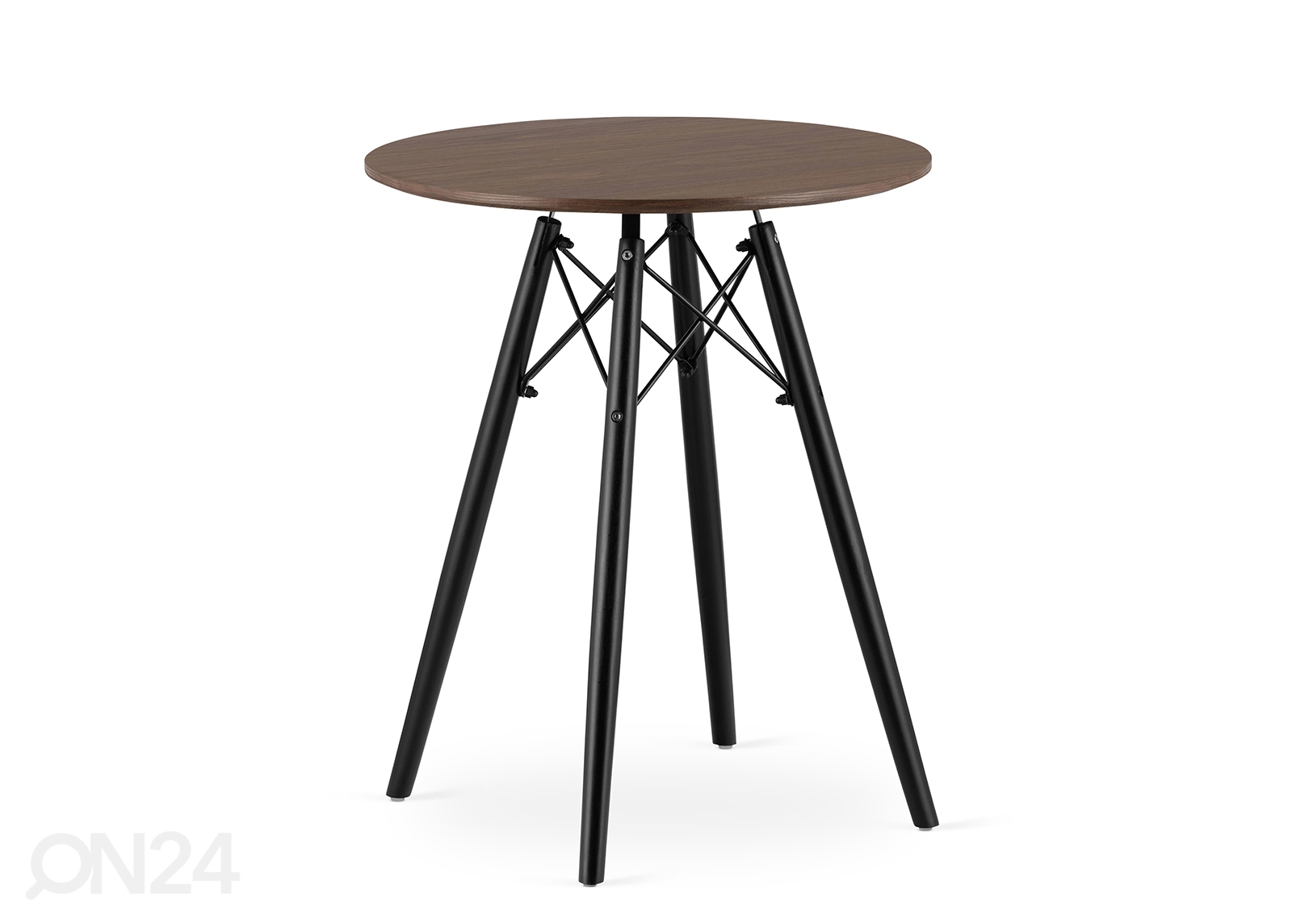 Обеденный стол Todi Ø60 cm, тёмный ясень увеличить
