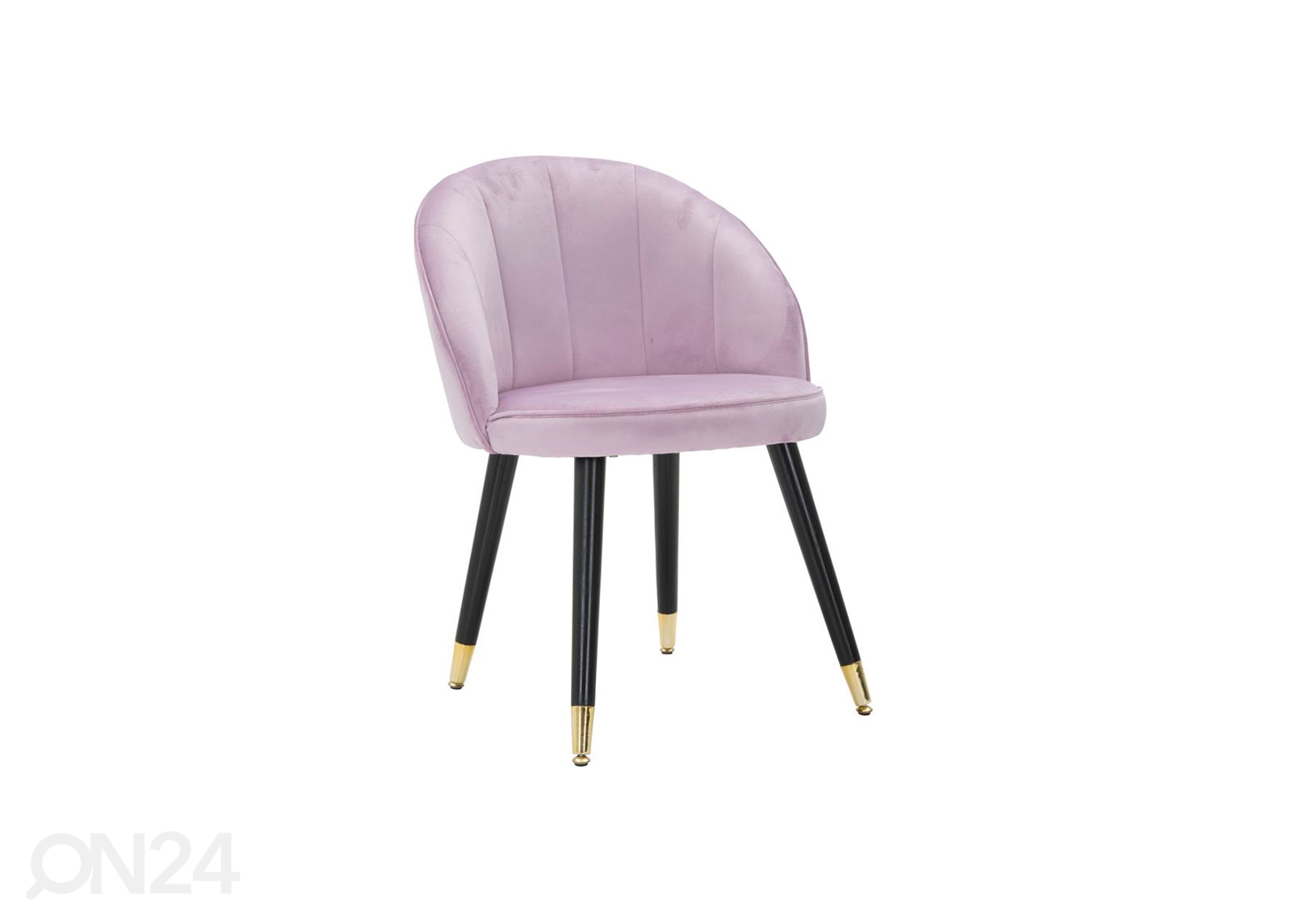 Обеденный стул Glam, розовый/чёрный/золотистый увеличить