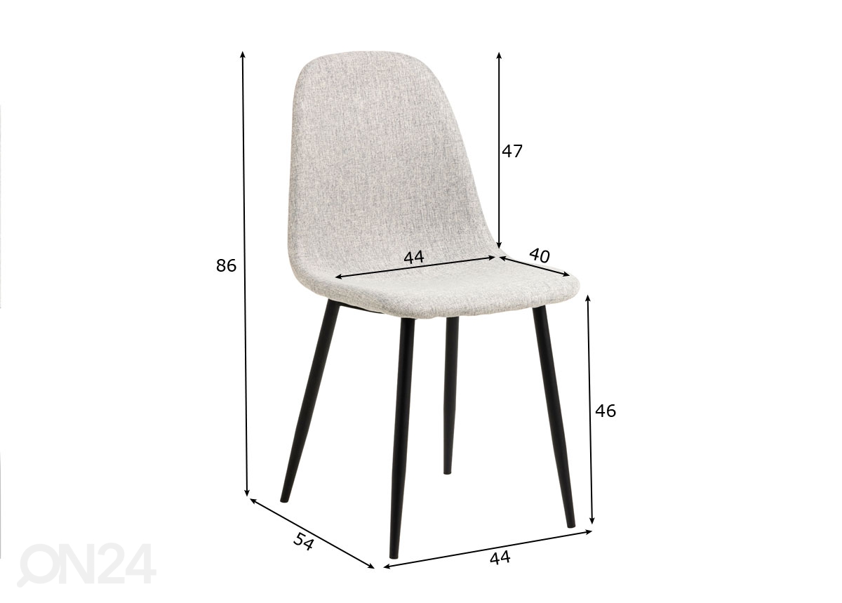 Обеденный стулья Seida, 4 шт увеличить размеры