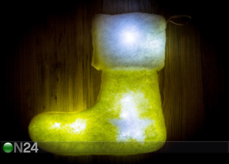 Оконная декорация с LED лампочками Тапочек увеличить