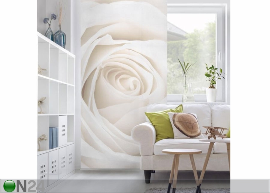 Панельная штора Pretty White Rose 250x120 см увеличить