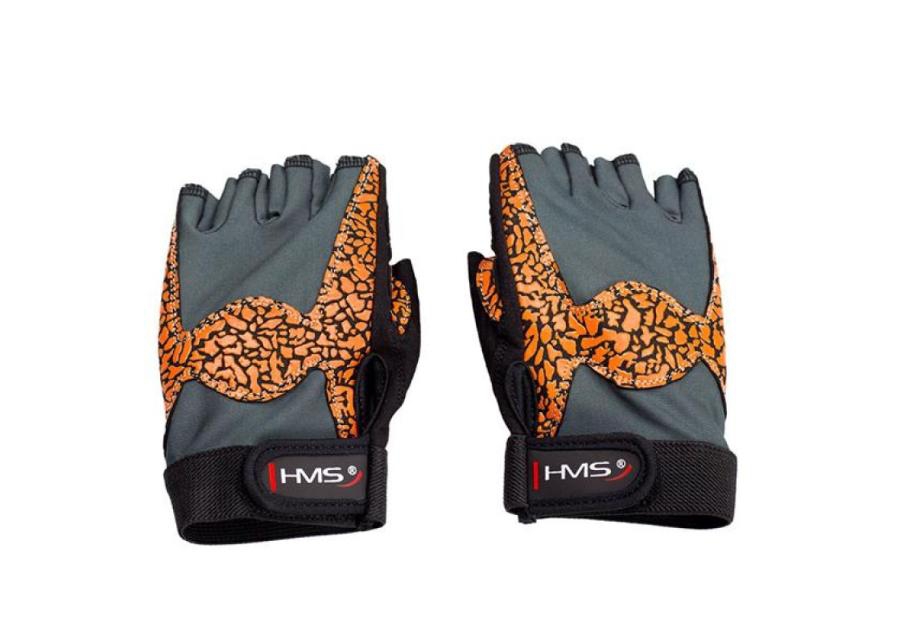 Перчатки тренировочные / велосипедные перчатки для взрослых оранжевый / серый W HMS RST03 M увеличить