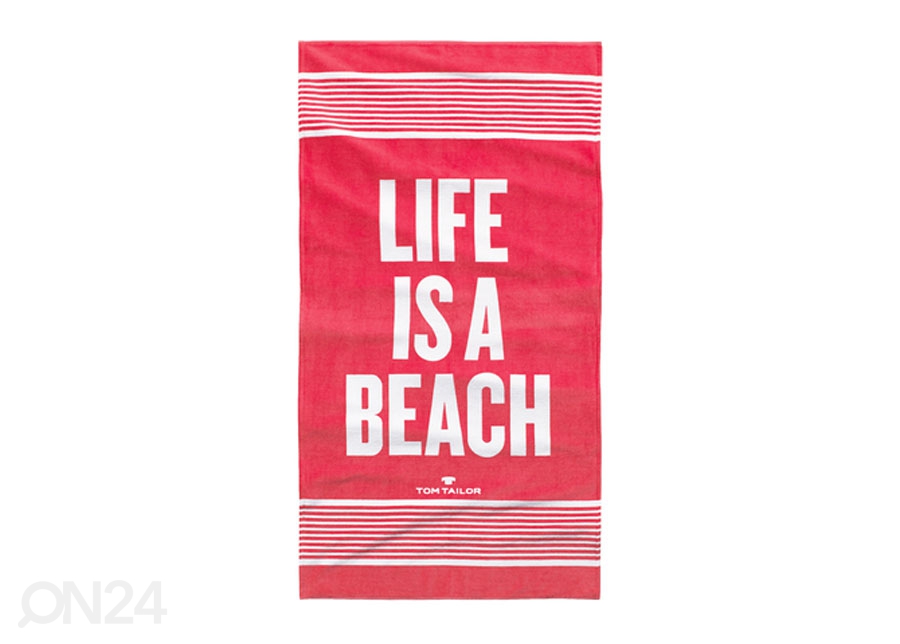 Пляжное полотенце Tom Tailor, Life is a beach 85x160 cm увеличить