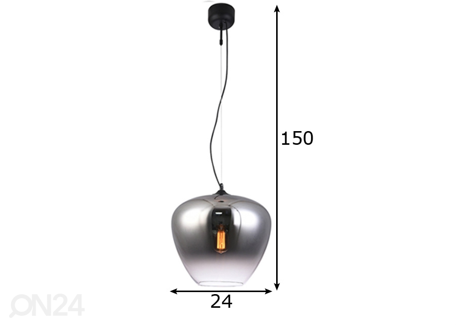 Подвесной светильник Oscar Ø 24 см увеличить размеры