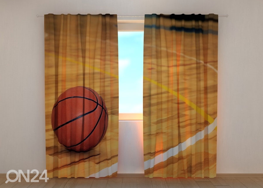 Полузатемняющая штора Basketball 240x220 см увеличить