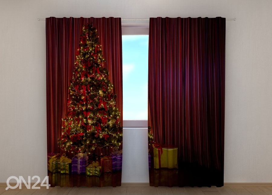 Полузатемняющая штора Christmas Tree 1 240x220 см увеличить