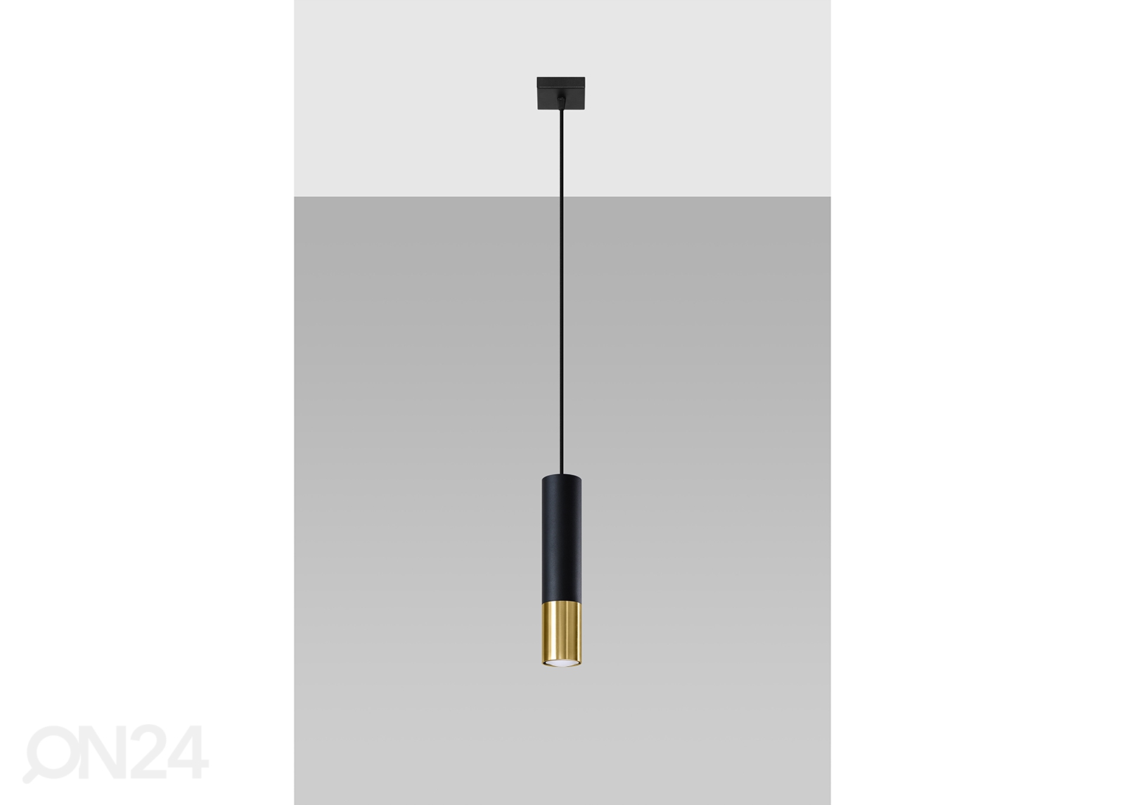 Потолочный светильник Loopez 1, чёрный/золотистый увеличить