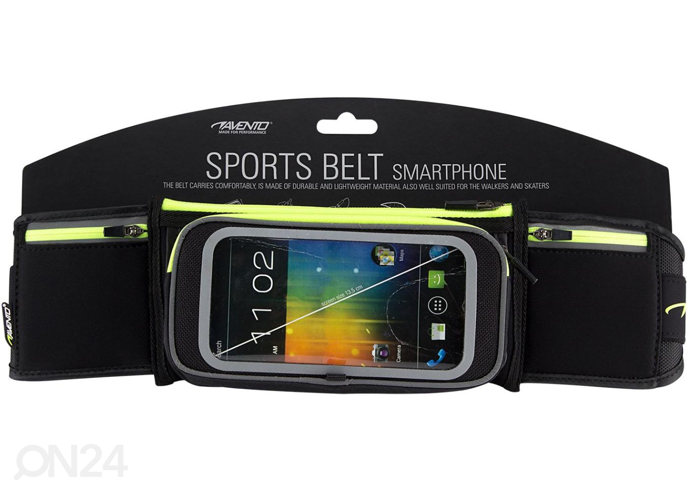 Поясная сумка для смартфона Sport Avento черная увеличить