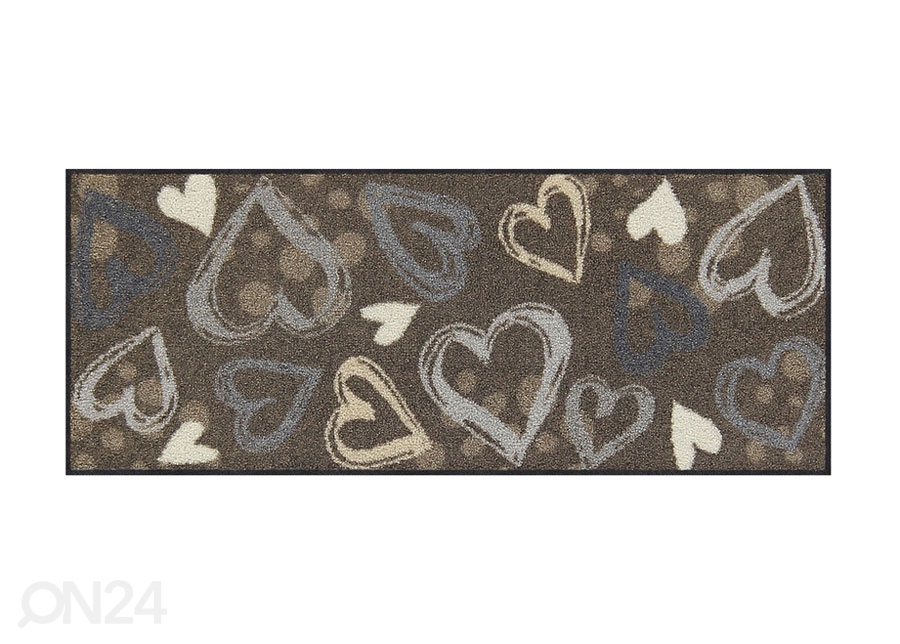 Придверный коврик Valentine Hearts city-chic 30x75 см увеличить