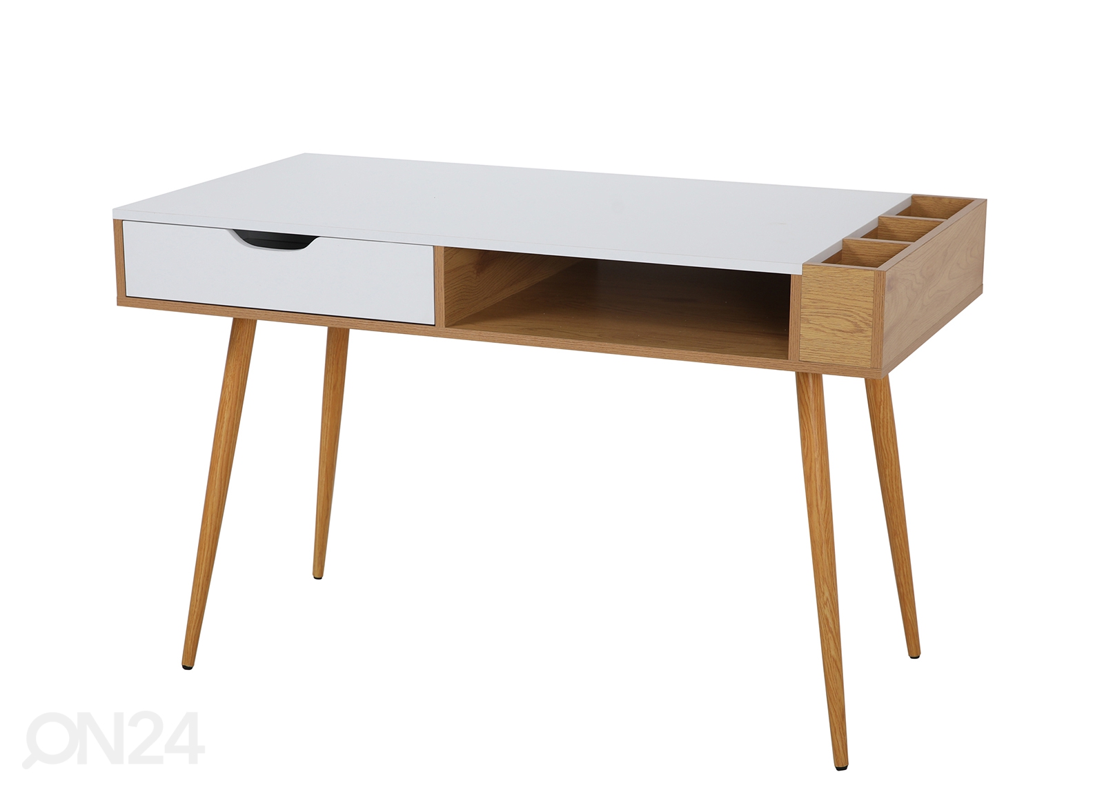 Рабочий стол 60x120 cm, белый/натуральный увеличить