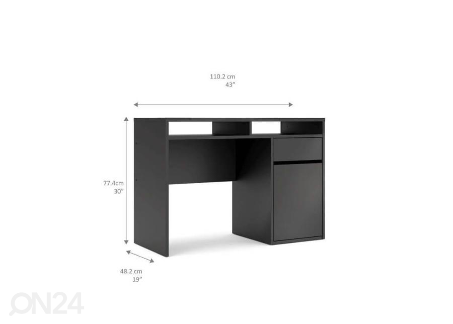 Рабочий стол Function 110,2 cm увеличить размеры