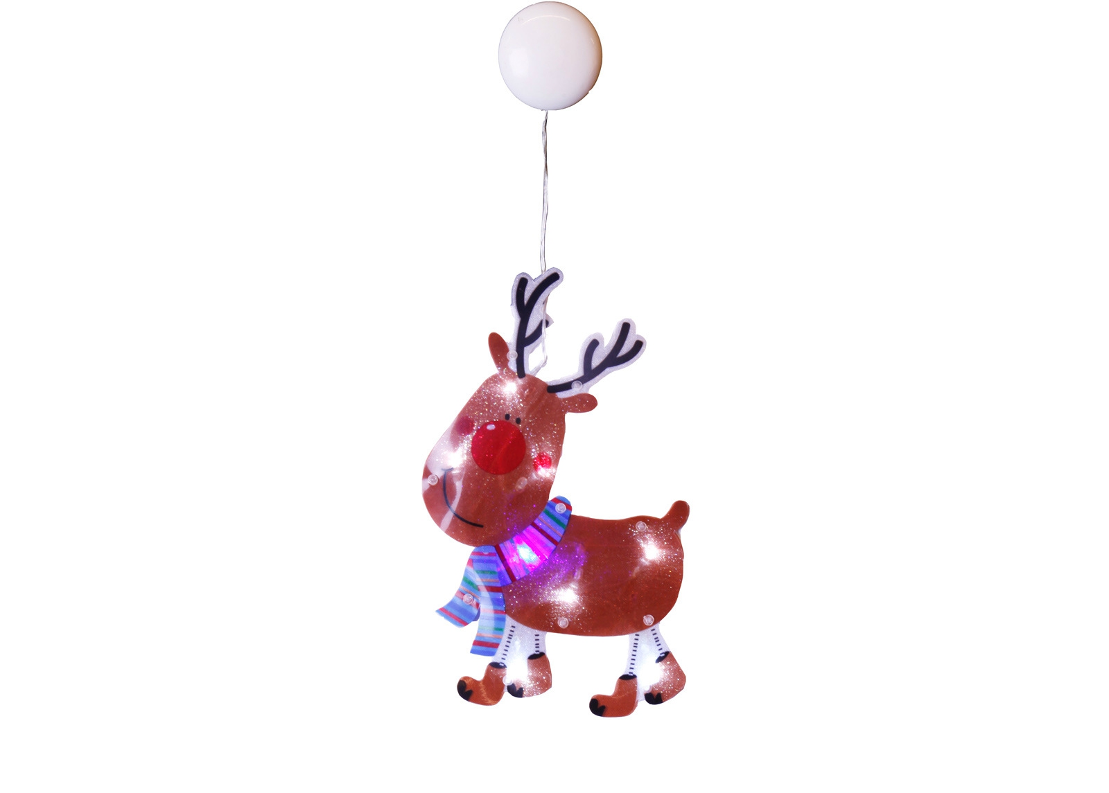 Рождественская декорация на окно Rudolf увеличить