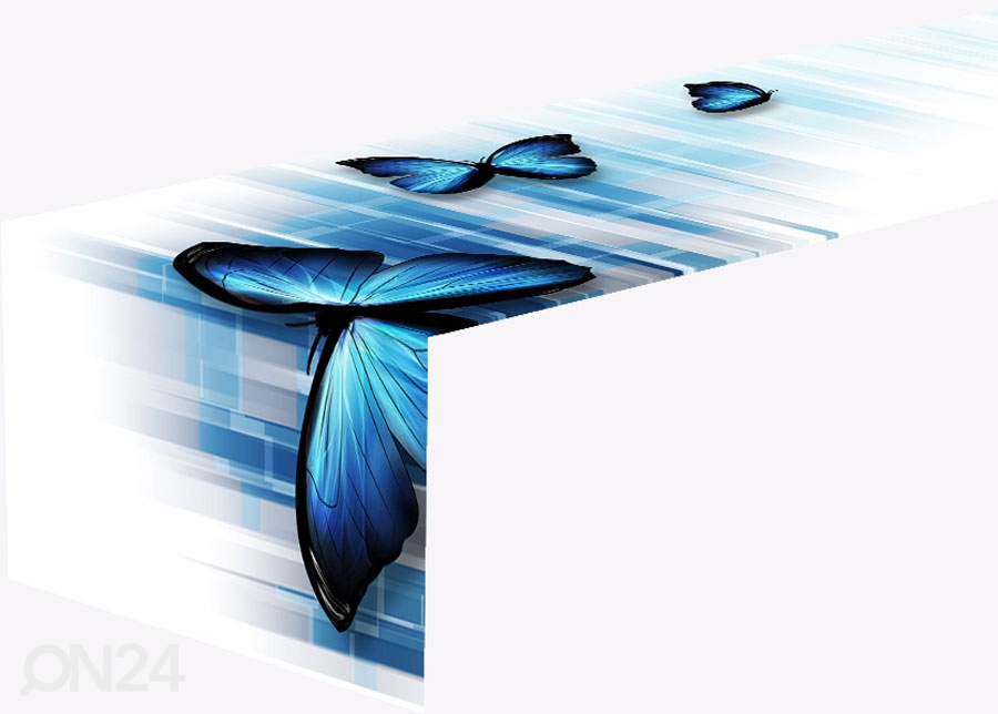Скатерть Blue Butterflies 1 40x240 cm увеличить размеры