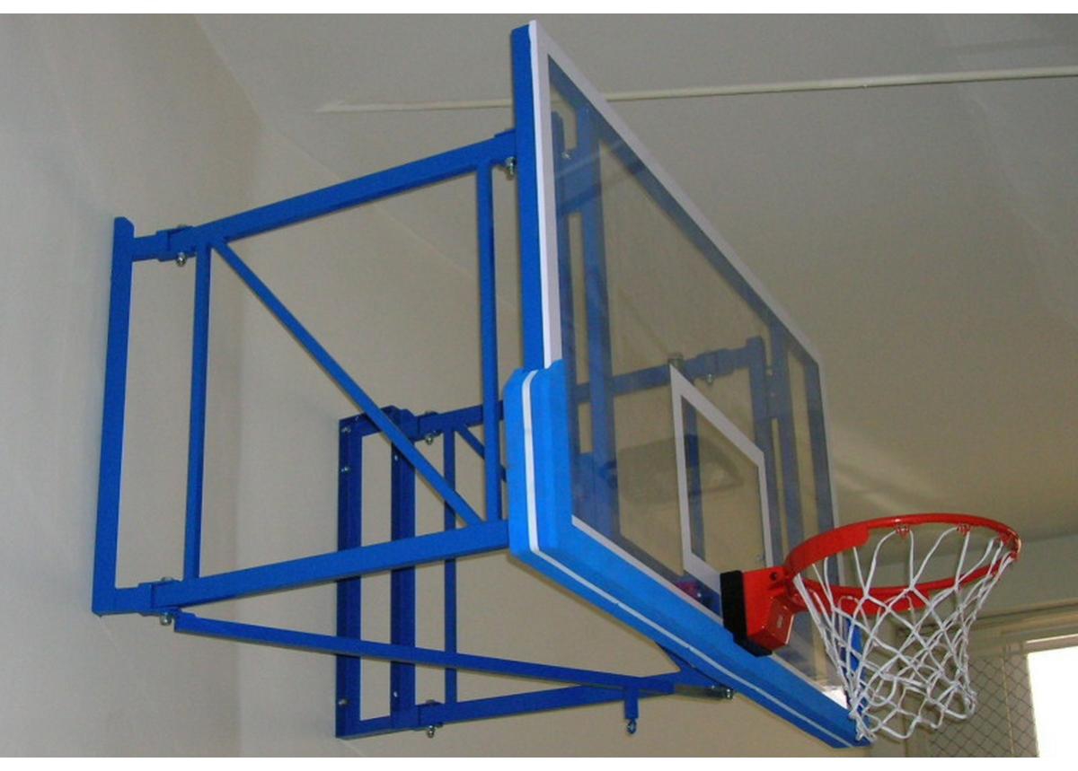 Складной кронштейн под баскетбольный щит с выносом 0,6-1,25 м увеличить