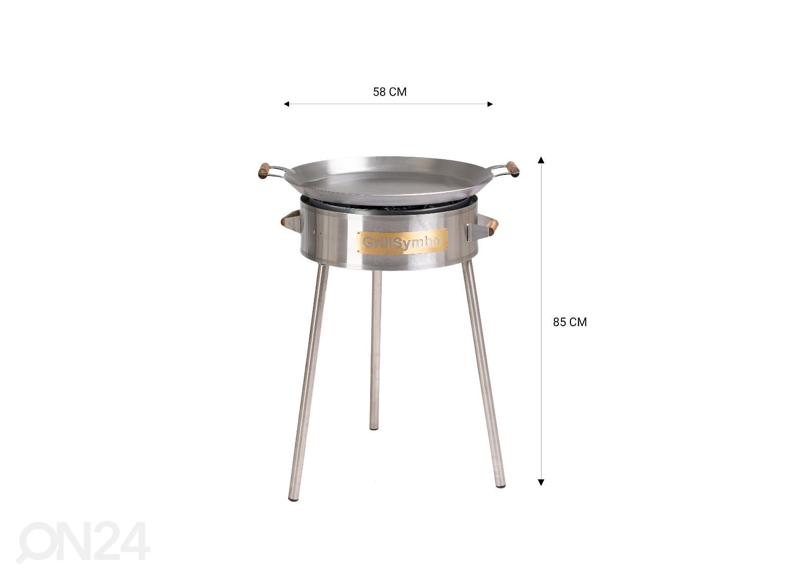 Сковорода-гриль GrillSymbol с газовой горелкой PRO-580 увеличить