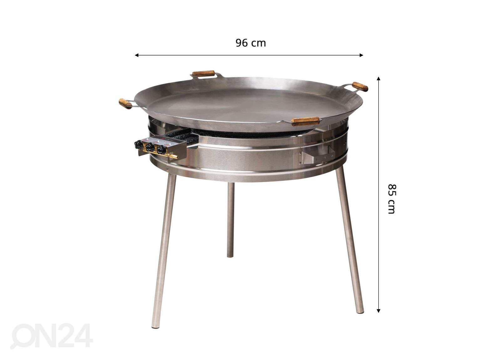 Сковорода-гриль с газовой горелкой GrillSymbol Basic-960 увеличить размеры
