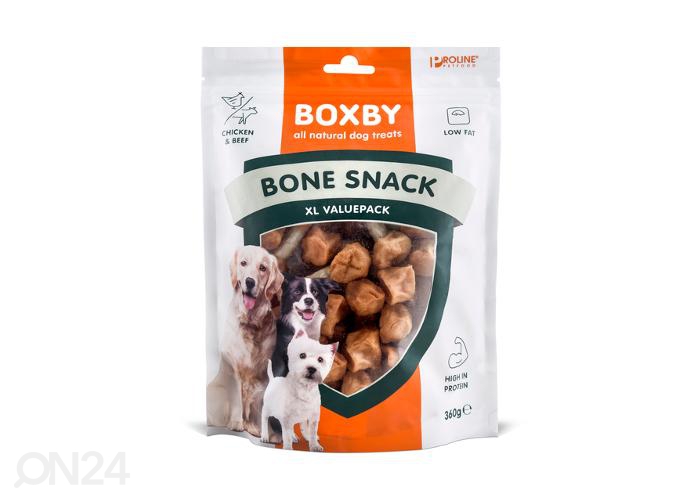 Собачье лакомство bone snack курица-говядина, 360 г увеличить