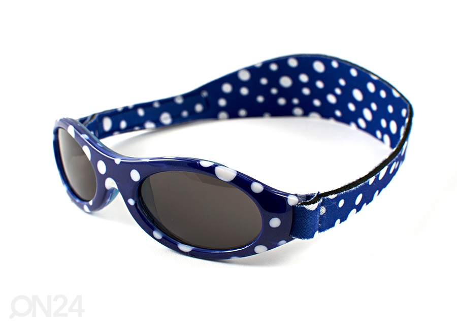 Солнцезащитные очки синие в белый горошек для детей от 2-5 лет увеличить