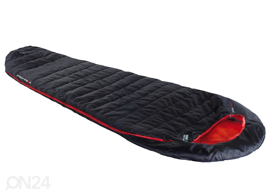 Спальный мешок High Peak Pak 600, черный / красный увеличить