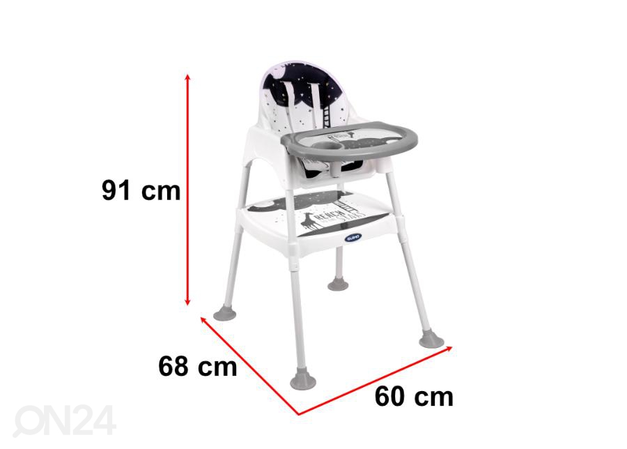 Стульчик для кормления/детский стол и стул 3в1 увеличить размеры