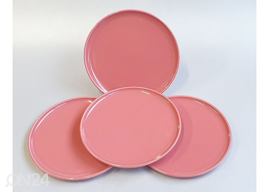 Тарелка десертная Ankara Ø 20 см, 4 шт, старо-розовый увеличить