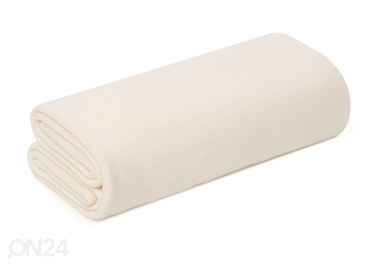 Тонкое бамбуковое одеяло MEMI с серебряной нитью, натуральный белый увеличить