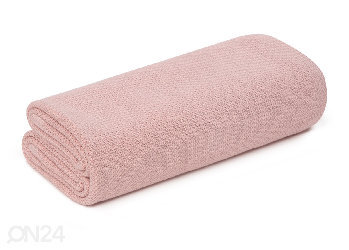 Тонкое бамбуковое одеяло MEMI с серебряной нитью, пудрово-розовое увеличить