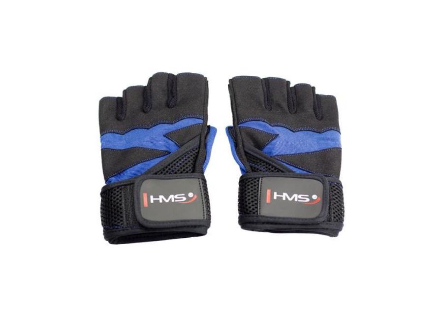 Тренировочные / велосипедные перчатки черный / синий HMS RST02 XXL увеличить