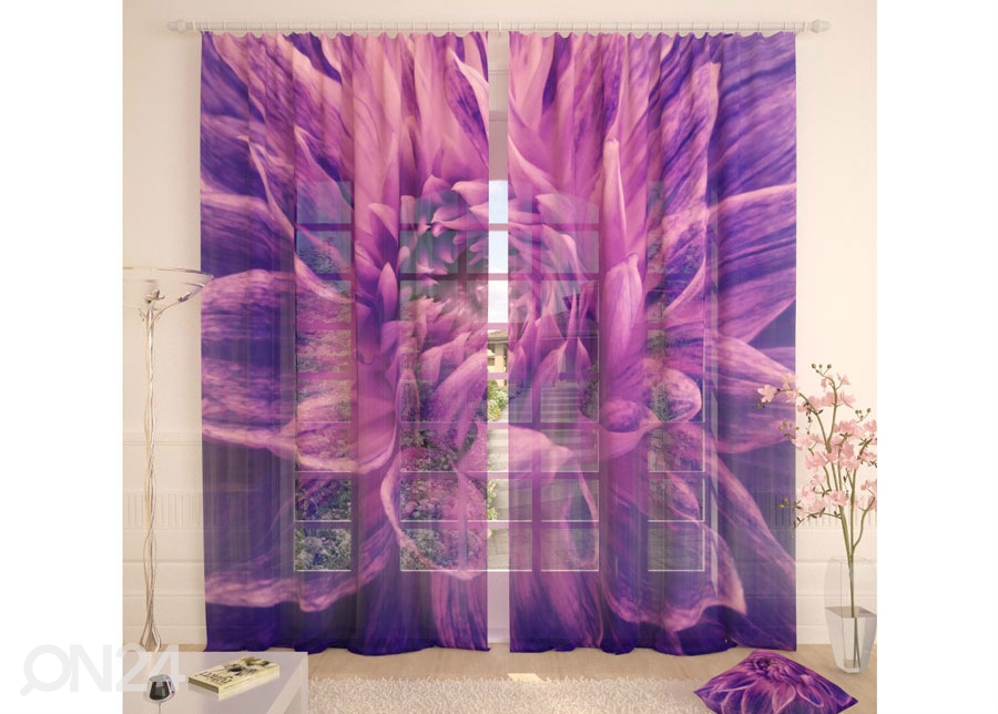 Тюлевые занавески Purple Flower 400x260 cm увеличить
