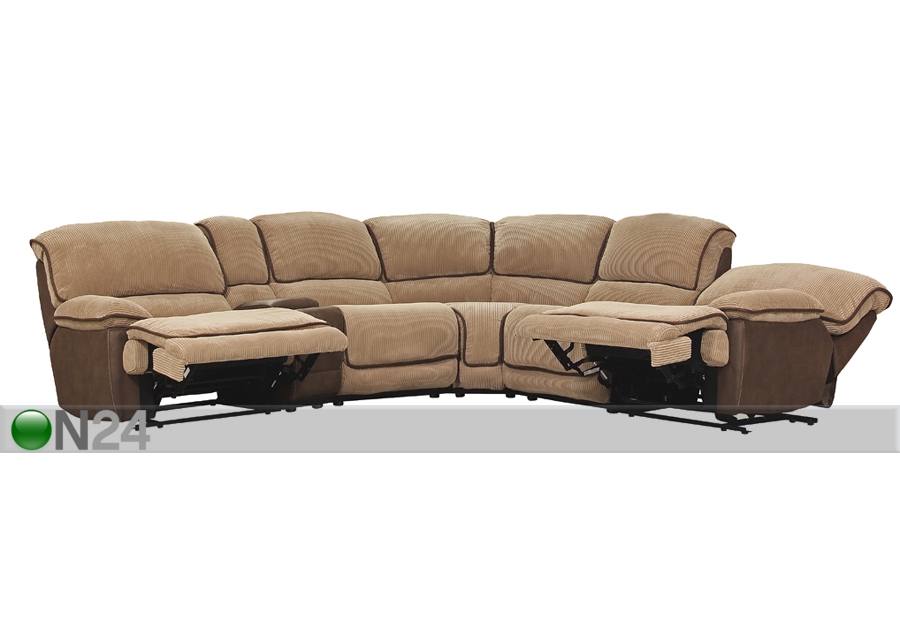 Угловой диван Relax5, золотисто-коричневый/бежевый увеличить