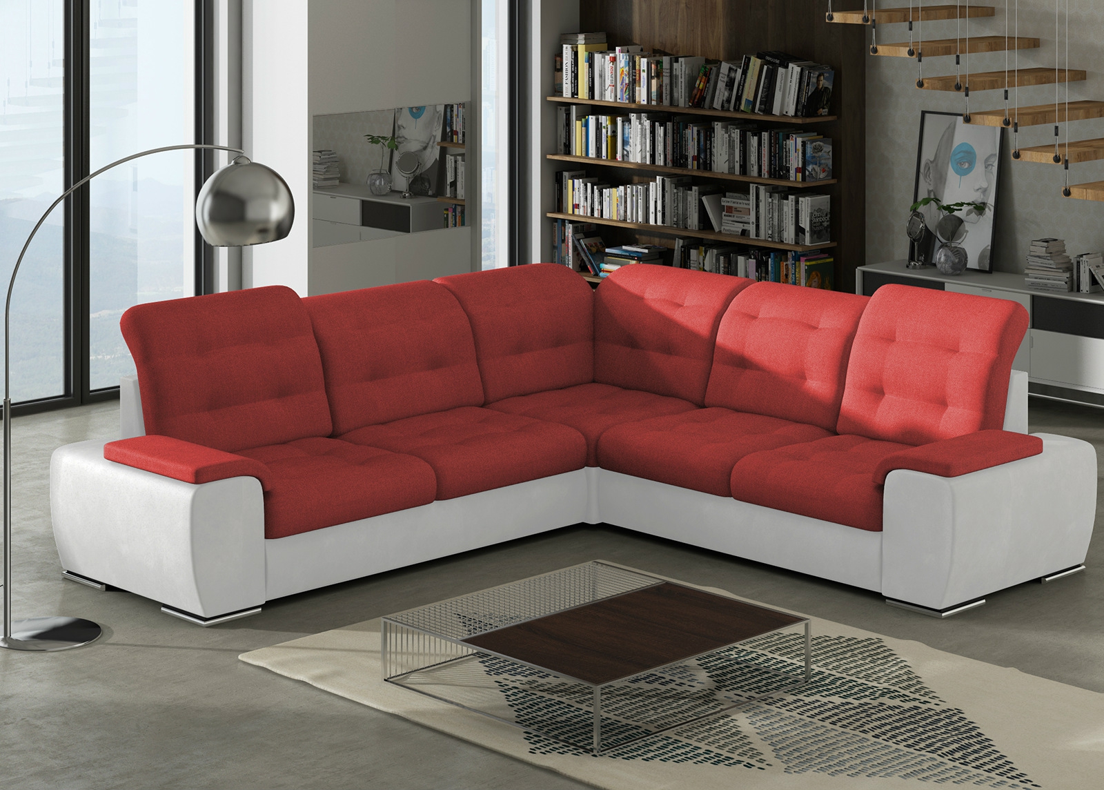 Угловой диван-кровать с ящиком Combi-3 увеличить