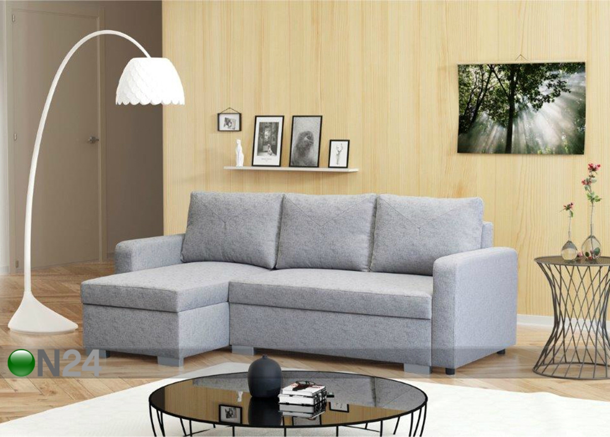 Угловой диван-кровать с ящиком Pireus увеличить