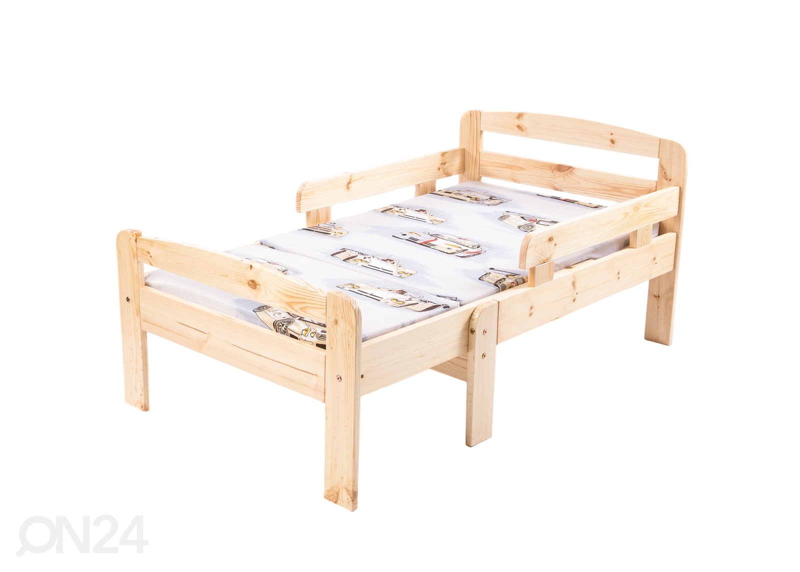 Удлиняющаяся детская кровать Kiku 75x100+42+42 cm увеличить